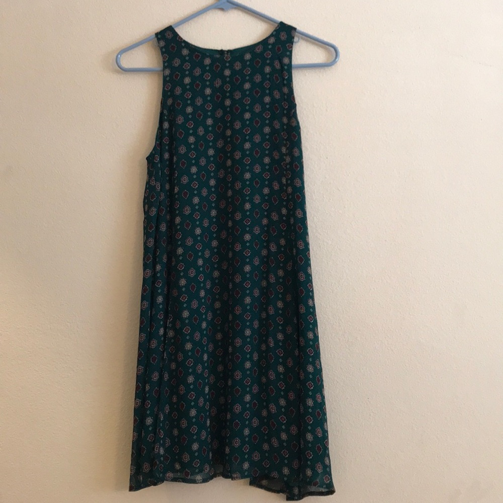 Green and red Abercrombie dress